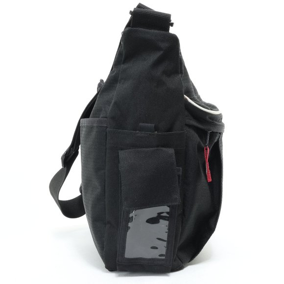 Roots Canada Messenger/Shoulder/Crossbody/Laptop β’ 15 X 12 X 5 β’ Black/White - Picture 4 of 14